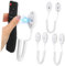 NUOBESTY Remote Control Lost Cable for Dvd Remote Easy to Install Adhesive Hook Versatile Security Wire Never Lose Your Again