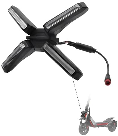 airwak Scooter X-Typ Positionslicht Kompatibel mit Ninebot ZT3 PRO / ZT3 PROE Kickscooter X-förmige Frontlampe Super Bright Scheinwerfer Ersatz Original Zubehör