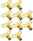 (Pack of 10) Brass Radiator Keys - Radiator Bleed Valve Tool