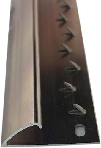 Grandismo® Carpet to Vinyl Flooring or Doorway Trim - Metal Plate Strip Threshold Doorbar - Bronze Colour