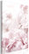 decomonkey Bilder Blumen 80x120 cm 1 Teilig Leinwandbilder Bild auf Leinwand Vlies Wandbild Kunstdruck Wanddeko Wand Wohnzimmer Wanddekoration Deko Natur Rose