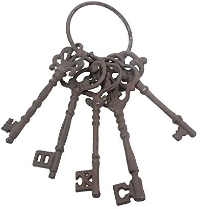 Nemesis Now Figur Dungeon Keys, 16,5 cm, Braun