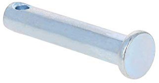 MroMax Perni a foro singolo, 8 mm x 40 mm in acciaio inossidabile 304 a testa piatta con foro perno di posizione per installazione di mobili, per uso domestico fai da te argento 10 pezzi