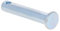 MroMax Perni a foro singolo, 8 mm x 40 mm in acciaio inossidabile 304 a testa piatta con foro perno di posizione per installazione di mobili, per uso domestico fai da te argento 10 pezzi