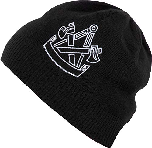Job Zimmerer Strick-Mütze Strickmütze Beanie Jeff II schwarz XXL Zunft-Logo OneSize