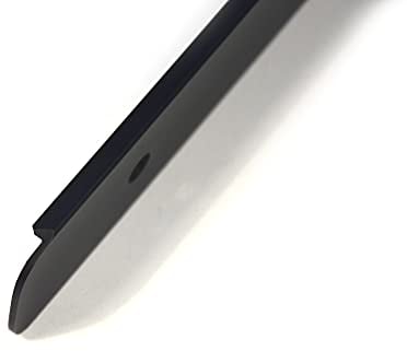 Endleiste Winkelleiste Seiteleiste Arbeitsplatte Küche Schwarz 28mm Aluminium (Rechts 28mm MIT SCHRAUBENLÖCHER)