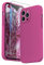 SURPHY Compatible with iPhone 13 Pro Max Case with Screen Protector, Liquid Silicone Protection for Each Lens Shockproof Thickened Rubber Cover for iPhone 13 Pro Max 6.7 inch 2021, Hot Pink