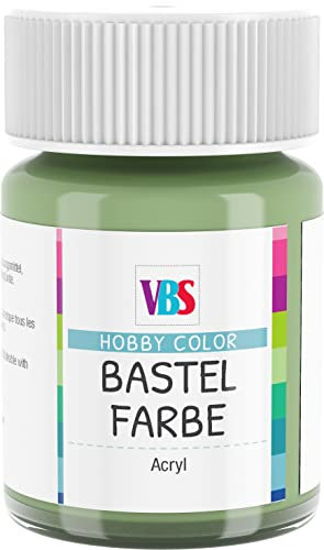 VBS Bastelfarbe 15ml Acrylfarbe Hobby Color Antikgrün