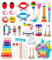 JOFLVA Musikinstrumente Für Kinder Ab 3 Jahre - 32PCS Musical Instruments Set, Schlagwerk Rhythmus Spielzeug Musik Kinderspielzeug Geschenke