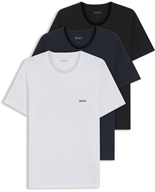 Boss Hugo Uomo Mix & Match T-shirt Abbigliamento Casual Collo a Camicia, S