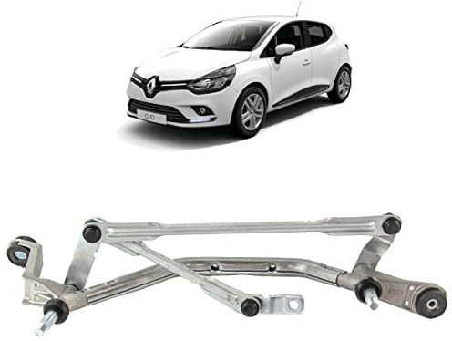 Tringlerie d'essuie glace compatible pour Clio 4 (2012-2020) mécanisme essuie-glace avant (sans moteur) 288004542R, 288A53268R