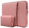 ZYB 14 Zoll Laptoptasche Laptophülle,Laptop Hülle 14 Zoll Tasche für 2023 2024 2025 MacBook Air 15 M4 M3 M2,14 Zoll Notebook Lenovo Thinkpad Ideapad Chromebook HP Acer Dell,15 Surface,Mac 15-Rosa
