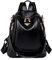 Eshow Rucksack Damen Klein Cityrucksack Minirucksack Mädchen Daypack leicht Schultertasche aus PU Leder Damenrucksack zum Alltag Reise Schule Freizeit Einkaufen