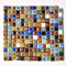 BTMIEY Carreaux de mosaïque en céramique aléatoires pour loisirs créatifs, assiettes, pots de fleurs, vases, tasses, fournitures de fabrication de mosaïques (1,5 cm carré)