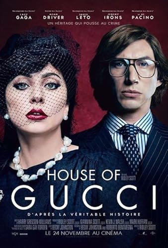 House of Gucci – Original Cinema Poster – 2022 – Lady Gaga – Versand gerollt 120 x 160 cm