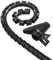 Kabelschlauch, flexibel, 1,5m (30mm, universal, Spiralschlauch, ideal als Kabel Organizer, für Kabel an Schreibtisch, Fernseher, Computer etc., kürzbar, mit Einziehwerkzeug) schwarz