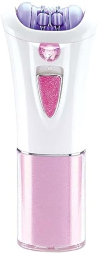 Porgeel Glabrousskin Hair Remover for Face Women Smooth Glide Glamorous Skin Epilator with Light and Cleaning Brush, Portable Lady Shavers for Women Face Leg Arm Hair Remove 2.4x4.5 Inch NO Battery