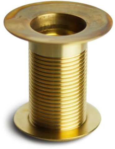 Piletta per Fontana da Giardino da 1 in Ottone Lucido con Tappo