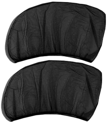 Zanzariera per auto, finestrino per auto,Paralume per finestrino laterale posteriore 'auto | Protezione UV traslucida, rete elastica, seggiolino auto, protezione solare, per finestrini auto