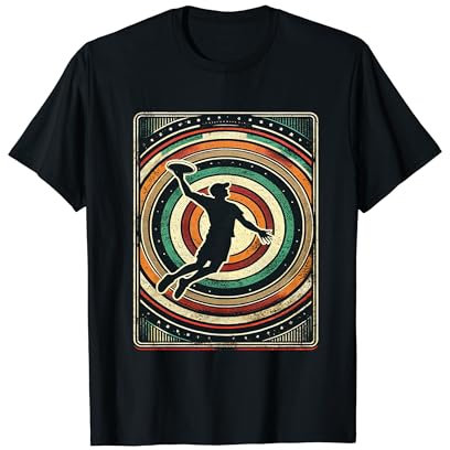 Frisbee-Design im Retro-Look — Ultimative Frisbee-Kunst — Vintage-Sport T-Shirt