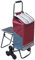 Einkaufswagen Treppensteiger Trolley Faltbarer Einkaufstrolley Mit Sitz, Robuster Treppensteiger-Einkaufswagen Auf Rädern Für Lebensmittel, Wäsche, Reise-Treppenwagen Einkaufstrolley Klappbar(C)