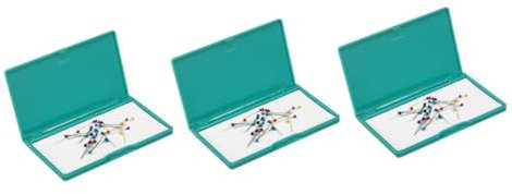 Anneome 3stücke Magnetische Nähnadeln Aufbewahrungsbox Tragbarer Nadelhalter Für Nähen Stricken Und Handarbeiten Mit Zwei Farben Für Büro Und Zuhause Erleichtert Die