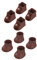 Angoily 8St Stuhlfußabdeckung aus Silikon Bodenschutz für Stuhlbeine im Freien Sofabeine ersetzen Floor Protector Furniture Gliders Beinholster essstühle Stuhlbeinpolster Stuhlfußschützer