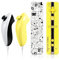 AUFGLO Wii Controller 2 Pack Wii u Remote mit Nunchuck mit Silikongehäuse und Handgelenksgurt