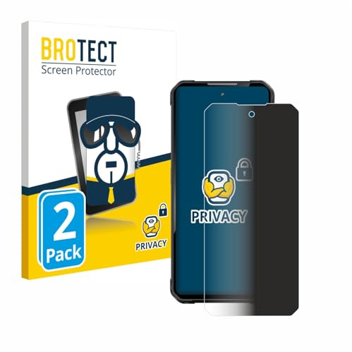 BROTECT Blickschutzfolie für iiiF150 Air 1 Ultra Plus | 2 Stück Anti-Spy Displayschutz Made in Germany Outdoor-Handys Privacy Screen Protector Blaulichtfilter Klare Folie