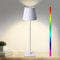RGB Lampade da Tavolo, Lampada da Tavolo Senza Fili, con Batteria da 5200 mAh, Lampada da Tavolo a Batteria Ricaricabile con USB, IP54 Impermeabile per Soggiorno Camera da Letto Sala Bar Bianco