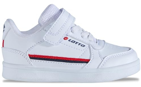 Lotto Stylecode: 2800050M Nandu M Unisex Kids Sneaker in kinderfußgerechter Passform für Mädchen & Jungen I mit praktischer Kombination aus Elastikschnürung & Klettverschluss I ideal zu kombinieren