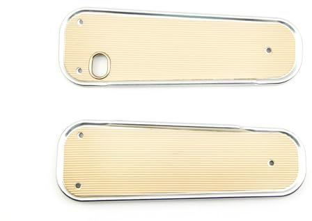 Simson Trittbrett Trittblech Fußraste Set Elfenbein Beige links rechts Schwalbe KR51/1 KR51/2 KR50