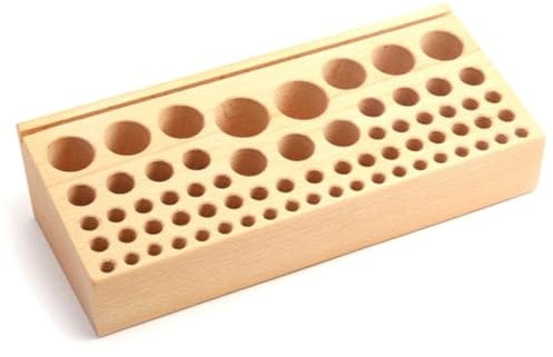 pQirnvIL Werkzeugregal, 68 LöCher, Manuell, DIY, Buchenholz, Werkzeugtisch, Aufbewahrungsregal, Druckwerkzeugregal, Aufbewahrung, Werkzeugbox