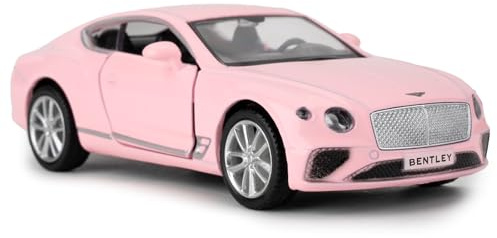 RMZ City 1:36 Diecasting Legierung Auto Modell Bentley Continental GT Spielzeug Auto, Ziehen Sie zurück Fahrzeuge Spielzeug für Kleinkinder Kinder Jungen Mädchen Geschenk Pink
