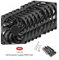 Compact Ultra-Thin PWM 80mm Temperature Controlled Computer Case Fan 10mm Thick PC Cooling Fan(9 Fans and Hub)