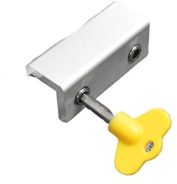 ZFIHAV Cerraduras Ventanas Correderas 8 topes de Bloqueo de Ventana corredera de aleación de Aluminio, protección antirrobo for Puertas y Ventanas.(Type -2)