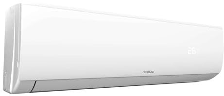 Cecotec Aria Condizionata Split AirClima 9000 Smartfresh. 9000 BTU. Motore DC. Pompa di Calore. Telecomando. Display LED. Sistema Inverter. 5 Modalità. 8 Velocità. Copertura 16 m2