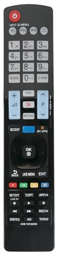 ROLLGAN Telecomando di ricambio AKB73756565 adatto per TV LG 47LB650 50LB650 55LB650 60LB650 70LB650 32LB650 39LB650 42LB650