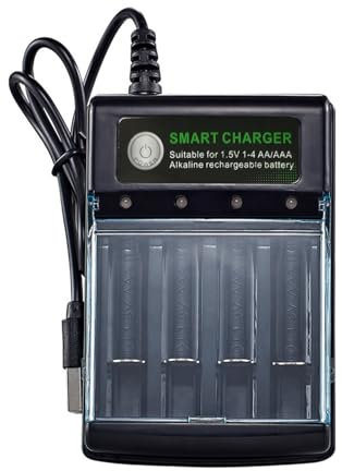 HNsdsvcd Fortgeschrittene 1 5 V Alkal Batterie Ladekasten Mit Effektivem Batterierecycling Umweltschutz Energiesparladegerät
