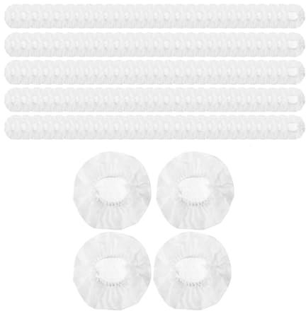 Koolenry 200Pieces Headphone Covers Disposable Ear Earpads Sanitary Non-Woven Headset Cover Sweatproof Stretch Earphone Protector