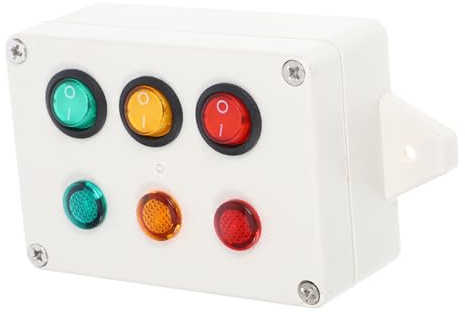 Holibanna Busy Board Trois Couleurs LED Accessoires Montessori pour Tout-Petits Jeu Apprentissage Sensoriel Développement Coordination et Créativité sans Pile Compatible DIY