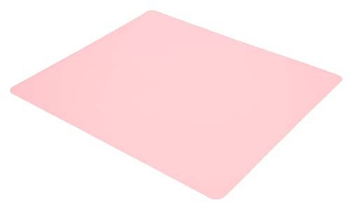 Omabeta Tapis Artisanal en Silicone de qualité Supérieure, Antidérapant, Résistant à la Chaleur, pour la Fabrication de Bijoux en Résine, Dessous de Verre (Rose)