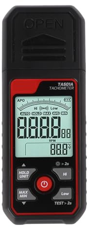 VRTYVEYBB Digital Tachometer TA501A Digital Photoelectric Tachometer Motor Speed Detector