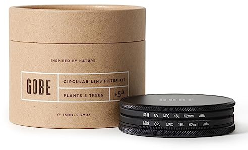 Gobe 62 mm UV Filter + Polfilter (CPL) - Filter Kit (Pro)