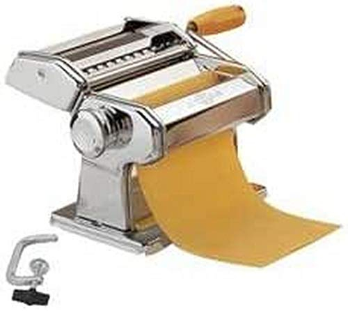 PraTiKo Life Macchina per la Pasta, 180 mm 2 Rulli Acciaio Pasta Fresca fatta in casa