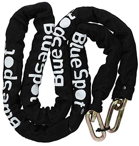 1.8 Metres x 8mm Square Link Heavy Duty Bike Security Chain with Nylon Cover