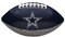 Wilson American Football NFL CITY PRIDE, Dallas Cowboys, Mischleder, Für Freizeitspieler, Blau/Silber, WTF1523XBDL