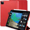 KHOMO iPad Pro 11 2020 Hülle (2. Gen.) Case Gehäuse mit Doppeltem Schutz Ultra Dunn und Super Leicht Smart Cover Schutzhülle - Rot