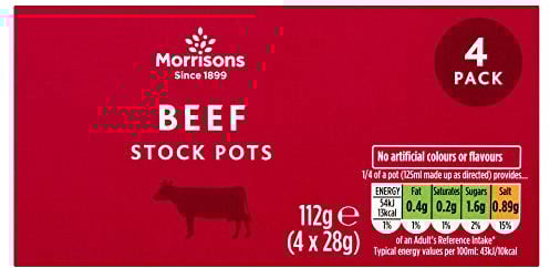 Morrisons Beef Stock Pot, 28 g x 32