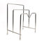 MEROURII Kitchen Bakeware Organiser,Stainless Steel 2 Slot Pot Lid Holder Stand,Pot Cover Rack for Cabinets,Pantries Kitchen Surfaces